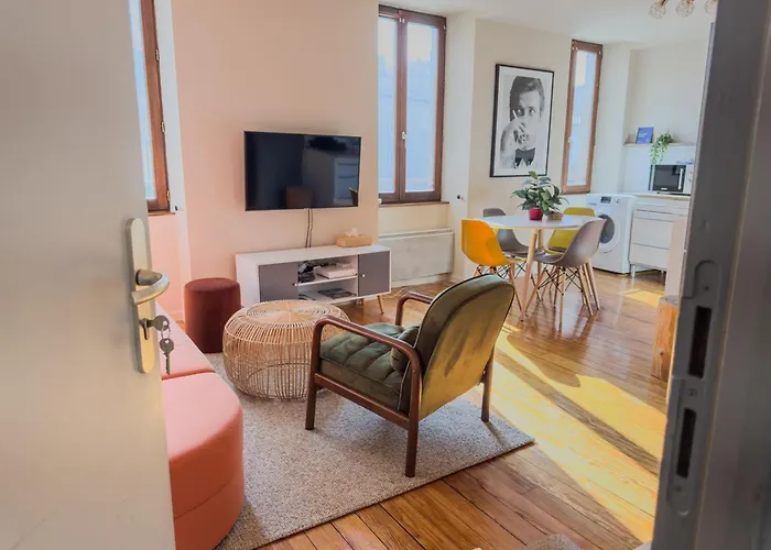 Duplex Lumineux 2 Chambres Centre Zone Pietonne